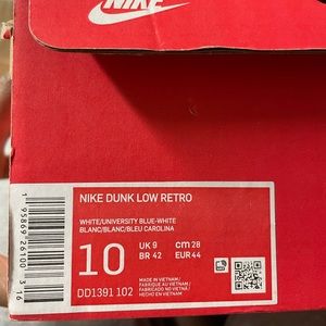 NIKE DUNK LOW UNIVERSITY BLUE